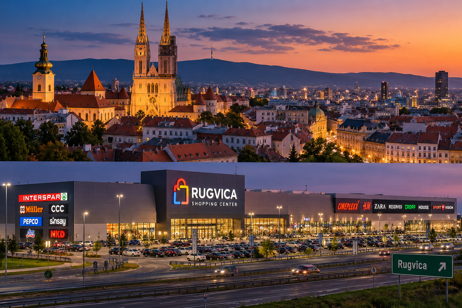 Zagreb – Shopping centar Rugvica & IKEA